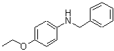 结构式 CAS# 72753-31-2, N-苄基-4-乙氧基苯胺