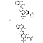 CAS#: 72797-08-1， Bis[3-(hydroxy)-4-[2-[2-(hydroxy)-1-naphthalenyl]diazenyl]-7-nitro-1-naphthalenesulfonato]-Cobaltate hydrogen