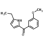 CAS#: 728010-85-3， (5-Ethyl-1H-pyrrol-2-yl)(3-methoxyphenyl)methanone