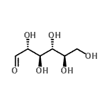 结构式 CAS# 7283-09-2, D-阿洛糖