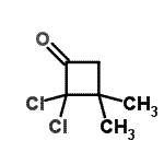 CAS 登录号：72837-16-2， 2,2-二氯-3,3-二甲基环丁酮