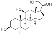CAS#: 7285-27-0， 5alpha-Pregnan-3beta,11beta,20beta,21-Tetrol