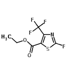 CAS#: 72850-80-7， Ethyl 2-fluoro-4-(trifluoromethyl)-1,3-thiazole-5-carboxylate