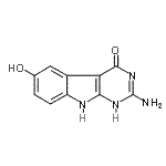 CAS#: 728880-57-7， 2-Amino-6-hydroxy-1,9-dihydro-4H-pyrimido[4,5-b]indol-4-one