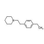 CAS 登录号：730912-76-2， 1-[2-(4-乙基苯基)乙基]哌啶