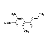 CAS#: 73198-32-0， Ethyl 6-amino-5-cyano-3-methyl-2-pyrazinecarboxylate