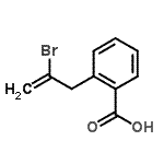 结构式 CAS# 732248-92-9, 2-(2-溴-2-丙烯-1-基)苯甲酸