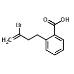 结构式 CAS# 732248-99-6, 2-(3-溴-3-丁烯-1-基)苯甲酸