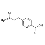 结构式 CAS# 732249-57-9, 4-(3-氯-3-丁烯-1-基)苯甲酸