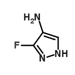 CAS 登录号：73305-82-5， 3-氟-1H-吡唑-4-胺