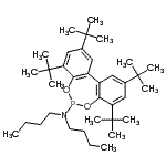 CAS#: 73348-53-5， N,N-Dibutyl-2,4,8,10-tetrakis(2-methyl-2-propanyl)dibenzo[d,f][1,3,2]dioxaphosphepin-6-amine
