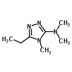 CAS 登录号：733698-87-8， 5-乙基-N,N,4-三甲基-4H-1,2,4-三唑-3-胺