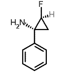 CAS 登录号：733738-37-9， (1R,2S)-2-氟-1-苯基环丙烷胺