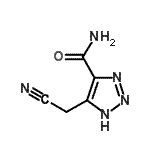 CAS#: 73591-49-8， 4-(Cyanomethyl)-1H-1,2,3-triazole-5-carboxamide