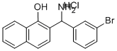 CAS 登录号：736173-15-2， 2-[氨基-(3-溴-苯基)-甲基]-萘-1-醇盐酸盐
