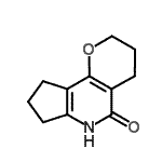CAS 登录号：736185-06-1， 3,4,6,7,8,9-六氢环戊并[b]吡喃并[2,3-d]吡啶-5(2H)-酮