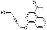 CAS 登录号：73622-73-8， 1-[4-(4-羟基丁-2-炔氧基)萘-1-基]乙酮