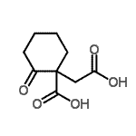 CAS#: 736997-05-0， 1-(Carboxymethyl)-2-oxocyclohexanecarboxylic acid