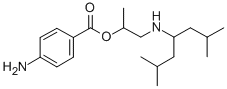CAS#: 73713-48-1， 1-(2,6-Dimethylheptan-4-Ylamino)Propan-2-Yl 4-Aminobenzoate