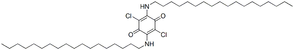 CAS#: 73713-77-6， 2,5-Dichloro-3,6-bis(octadecylamino)cyclohexa-2,5-diene-1,4-dione