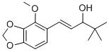 CAS#: 73771-58-1， (E)-1-(4-Methoxy-1,3-Benzodioxol-5-Yl)-4,4-Dimethylpent-1-En-3-Ol