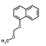 结构式 CAS# 7382-37-8, 1-(甲氧基甲氧基)萘