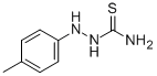 结构式 CAS# 7382-40-3, 2-(4-甲基苯基)-肼基硫代甲酰胺