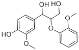 结构式 CAS# 7382-59-4, 愈创木基甘油-beta-愈创木基醚