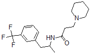 CAS#: 73826-20-7， 3-Piperidin-1-Yl-N-[1-[3-(Trifluoromethyl)Phenyl]Propan-2-Yl]Propanamide