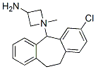 CAS#: 73855-86-4， 1-(3-Chloro-10,11-Dihydro-5H-Dibenzo(a,d)Cyclohepten-5-Yl)-3-Methylaminoazetidine
