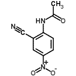 CAS#: 73894-38-9， N-(2-Cyano-4-nitrophenyl)acetamide