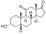CAS 登录号：739-27-5， 11-氧代还原胆烷醇酮