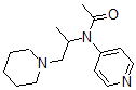 CAS#: 73924-00-2， N-(1-Methyl-2-(1-Piperidinyl)Ethyl)-N-4-Pyridinylacetamide