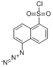 CAS 登录号：73936-73-9， 5-叠氮基萘-1-磺酰氯