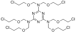 CAS#: 73941-10-3， N2,N2,N4,N4,N6,N6-Hexakis(2-Chloroethoxymethyl)-1,3,5-Triazine-2,4,6-Triamine