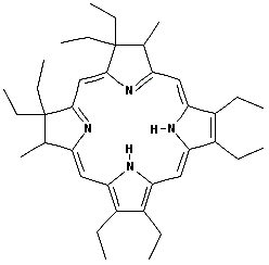 CAS#: 74071-45-7， 2,2,7,8,12,13,18,18-Octaethyl-2,3,17,18-tetrahydro-3,17-dimethyl-21H,23H-Porphine