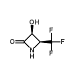 CAS 登录号：740802-99-7， (3S,4S)-3-羟基-4-(三氟甲基)-2-氮杂环丁酮