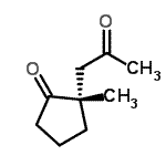 CAS#: 740816-35-7， (2S)-2-Methyl-2-(2-oxopropyl)cyclopentanone