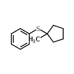 CAS#: 741269-79-4， [(1-Methylcyclopentyl)sulfanyl]benzene