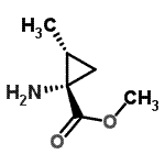 CAS#: 741649-07-0， Methyl (1S,2R)-1-amino-2-methylcyclopropanecarboxylate