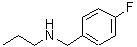 结构式 CAS# 741698-80-6, N-(4-氟苄基)-1-丙胺
