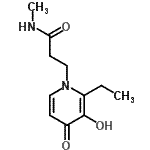 CAS#: 742681-77-2， 3-(2-Ethyl-3-hydroxy-4-oxo-1(4H)-pyridinyl)-N-methylpropanamide