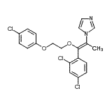CAS 登录号：74299-76-6， 1-[(1Z)-1-[2-(4-氯苯氧基)乙氧基]-1-(2,4-二氯苯基)-1-丙烯-2-基]-1H-咪唑