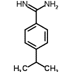 结构式 CAS# 743417-63-2, 4-异丙基苯甲脒