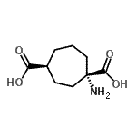 CAS#: 744178-12-9， (1S,4S)-1-Amino-1,4-cycloheptanedicarboxylic acid