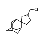 CAS 登录号：744955-92-8， 1-乙基螺[吡咯烷-3,2'-三环[3.3.1.1<sup>3,7</sup>]癸烷]