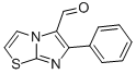 structure of CAS# 74630-73-2, 6-Phenylimidazo[2,1-b][1,3]Thiazole-5-Carbaldehyde;6-Phenylimidazo[2,3-B]Thiazole-5-Carbaldehyde;6-Phenyl-5-Imidazo[2,3-B]Thiazolecarboxaldehyde;A4138/0176398