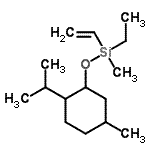 CAS#: 74685-34-0， Ethyl[(2-isopropyl-5-methylcyclohexyl)oxy]methyl(vinyl)silane