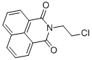 结构式 CAS# 74732-00-6, N-(2-氯乙基)-1,8-萘二甲酰亚胺