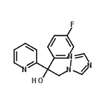 CAS 登录号:749255-14-9, 1-(4-氟苯基)-1-(2-吡啶基)-2-(1H-1,2,4-三唑-1-基)乙醇